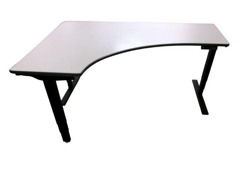 lot 33 image: Power Sit Stand Desk with Memory Settings measures 70 wide  46 deep  Adjusts between 24.5 to 50 tall