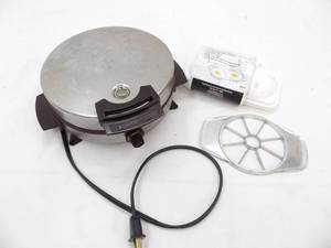 lot 6 image: Waffle Maker, Microwave Egg Poacher, Apple Slicer