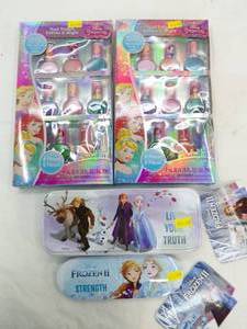 lot 17 image: FROZEN & Disney Princess Makeup & Nail Polish Gift Sets. NEW