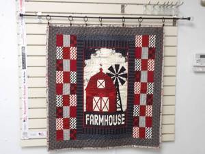 lot 63 image: Farmall Quilt and Wall Hanger