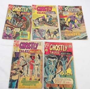 lot 83 image: Vintage Charlton Comics. Ghostly Tales 5ct. 15 cents