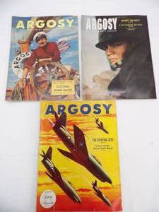lot 94 image: Vintage Argosy The Complete Mans Magazine 3ct