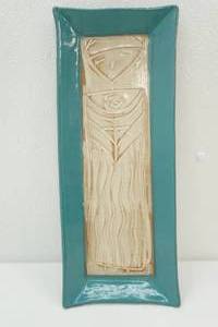 lot 215 image: Rectangular Ceramic Serving Platter.