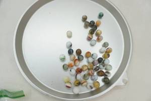 lot 225 image: Marbles .55lbs