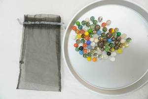 lot 226 image: Marbles with a few metal balls 1.05lbs