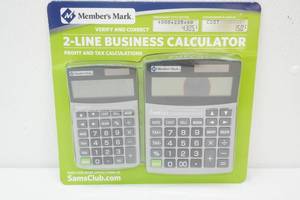 lot 230 image: NEW Members ark 2-Line Business Calculators