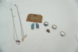 lot 270 image: Jewelry Lot Silver 925 Stamped Jewelry.