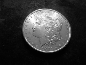 lot 7 image: 1885 Morgan Silver Dollar