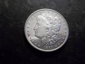 lot 12 image: 1889 Morgan Silver Dollar