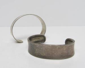 lot 19 image: Group of 2 Sterling Silver Bracelets #4