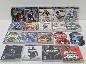 lot 128 image: Lot of Assorted PLAYSTATION PS3 Video Games