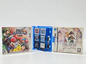 lot 180 image: Great Lot of NINTENDO Video Games DS &amp 3DS - Several Pokemon Games &amp Smash Bros