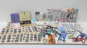 lot 185 image: Nice Lot of Brand New Crafting Supplies &amp Tools