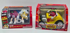 lot 150 image: 2 Larger Size New in Box M&ampM Candy Dispensers