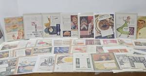 lot 142 image: Large Collection of Old Vintage &amp Antique Magazine Advertisements
