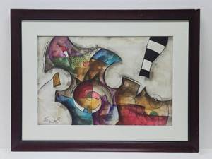 lot 89 image: Large Original Artwork Painting by MN Artist Eric Waugh - Groove