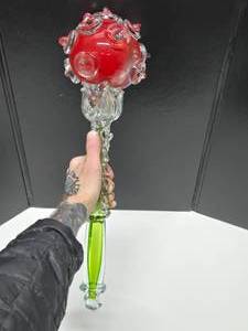 Exceptional LARGE Hand Blown Glass Wand/Scepter