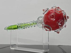 Exceptional LARGE Hand Blown Glass Wand/Scepter