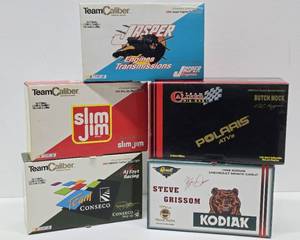 lot 231 image: Lot of 5 Mint in Box Diecast Metal Race Cars&nbsp