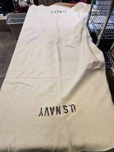 lot 238 image: Large Vintage WW2 era Wood US NAVY Blanket