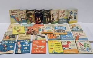 lot 222 image: Estate Lot of Old Vintage DR SEUSS Books - Including First Editions &amp Banned Book(s)