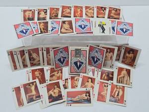lot 278 image: Excellent Condition Complete Deck of 1950s Risque Pinup Playing Cards