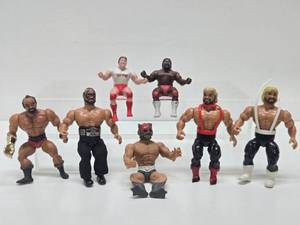 lot 333 image: Great Lot of Vintage AWA Remco Wrestling Action Figures