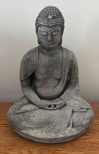 lot 49R image: U - Campania Cement Buddha Sculpture
