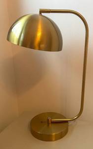 lot 60R image: LL  - Modern Brass Table Lamp