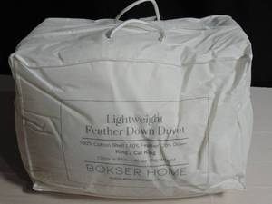 lot 15 image: Lightweight KingCal King Feather & Down Duvet Comforter Insert  BOKSER Home