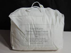 lot 16 image: Feather & Down Duvet Comforter Insert Extra Warm TwinTwin XL BOKSER Home