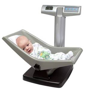 lot 15 image: MSRP $600&nbspHealth O Meter 524KL Digital Pediatric Baby Toddler Puppy Seat Scale 50lb Capacity Weight is captured easily while the seat supports the childs head &amp body, LCD Display, Portable Battery Operated - Great Working Condition&nbsp