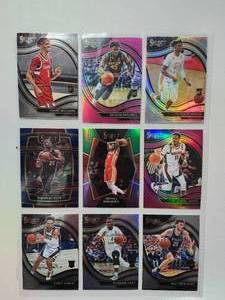 lot 87 image: 9-2021 Panini Select Cards