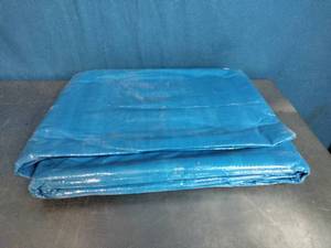 lot 13 image: Blue Polyethylene Tarpaulin