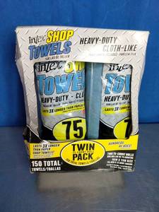 lot 24 image: Twin Pack of Intex Shop Towels.