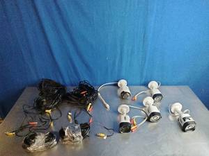 lot 61 image: 5 Cobra 63891 weatherproof color security camera with night vision.