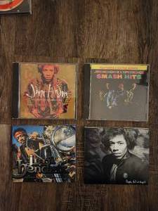 lot 111 image: 4 Different Jimi Hendrix Experience music CDs