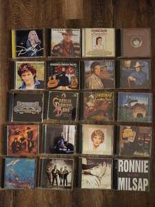 lot 134 image: Collection of 20 country music CDs by various artists