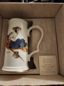 lot 135 image: Gorham Norman Rockwell limited edition Four Seasons series stein,