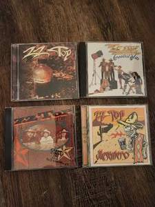lot 120 image: 4 ZZ Top audio CDs