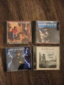 lot 122 image: 4 Hank Williams Jr. music CDs