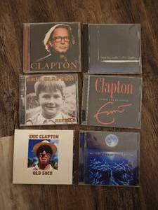 lot 124 image: 6 Eric Clapton CDs
