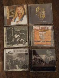 lot 125 image: 6 Allman Brothers Band and Gregg Allman music CDs