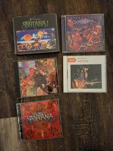 lot 127 image: 5 Santana CDs.