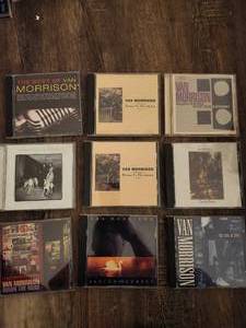 lot 126 image: 9  Van Morrison music CDs.