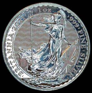 lot 8 image: 2021 Britannia 1oz Silver 999 Fine