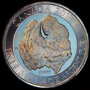 2018 Canada 1.25oz 9999 $8 Bison Coin