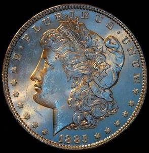 lot 42 image: Uncirculated 1885 P Morgan Silver Dollar, Original Surfaces wFull Luster