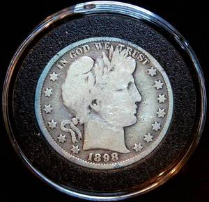 lot 51 image: 1898 Barber Half Dollar