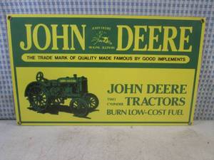 lot 10 image: (EC1) Metal Porcelain EnameledJohn ...